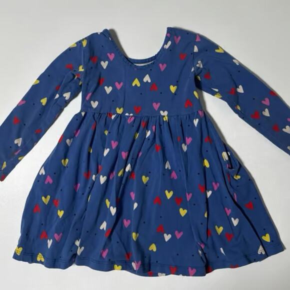 Hanna Andersson Girls Heart Dress - Picture 4 of 8
